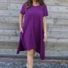 Samia Cotton Tunic Purple 2 Samia Cotton Tunic Purple -Kitandkaboodal Store IMG 2824 af44c356 5d05 4856 ba77 741d28a19c3d