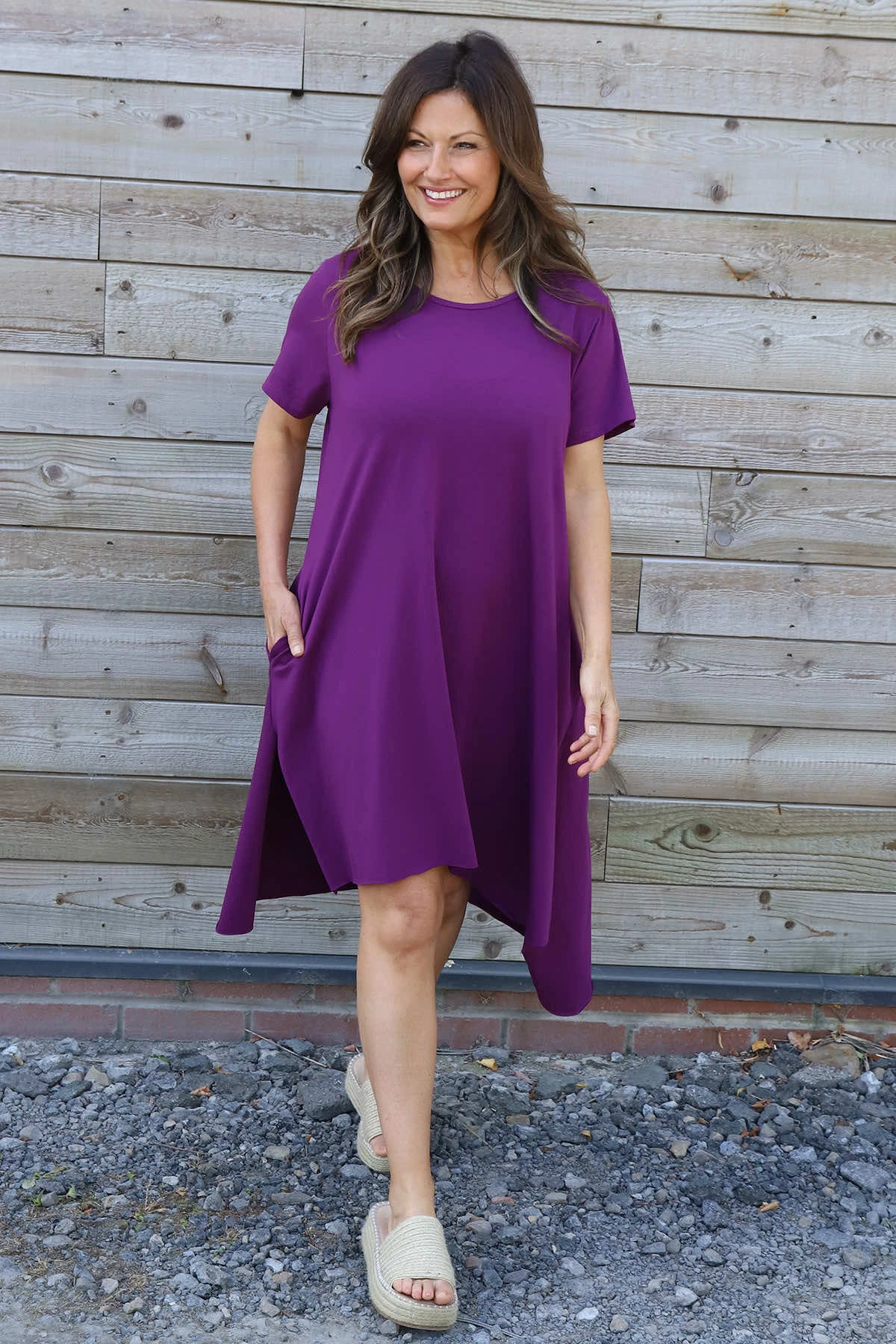 Samia Cotton Tunic Purple 3 Samia Cotton Tunic Purple