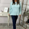 Frances Stripe Sweat Top Aqua -Kitandkaboodal Store IMG 2829 2aae869d 8de0 4642 9925 8cd3eb56d393