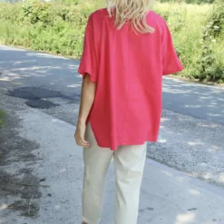 Kristiana Crochet Detail Linen Top Fuchsia 9 Kristiana Crochet Detail Linen Top Fuchsia -Kitandkaboodal Store IMG 2840 9704ea50 85fb 453b af3a aed2f9b355ca