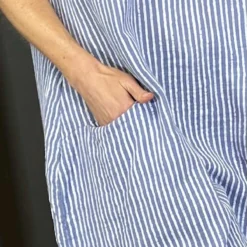 Phoebe Stripe Cotton Dress Blue -Kitandkaboodal Store IMG 2857 a129a695 24bc 4e70 aaaa e8a3ea0e4ed2