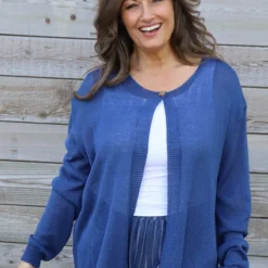 Leandra Knit Cardigan Navy -Kitandkaboodal Store IMG 2911 d45f4c60 5e99 4eb8 addf d056de0a8e22