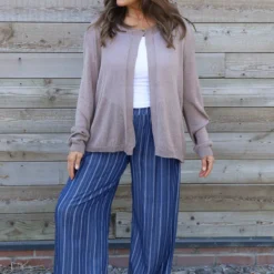 Leandra Knit Cardigan Mocha