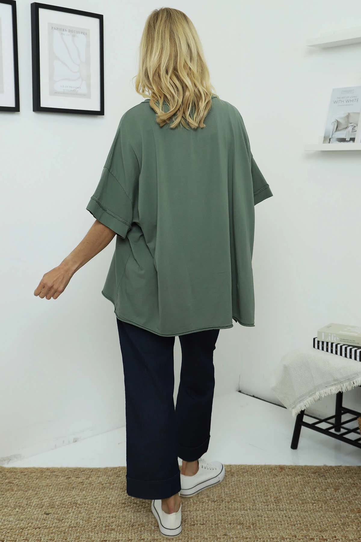 Orchid Cotton Top Khaki 6 Orchid Cotton Top Khaki - Image 4