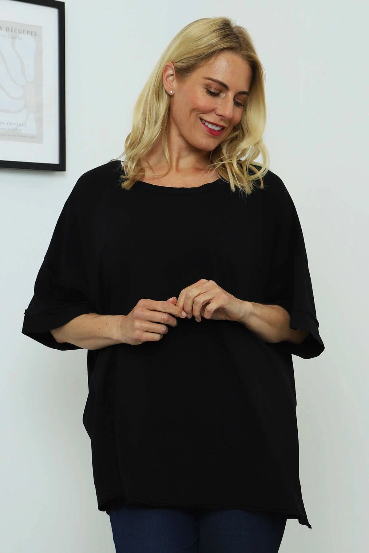 Orchid Cotton Top Black 4 Orchid Cotton Top Black - Image 2