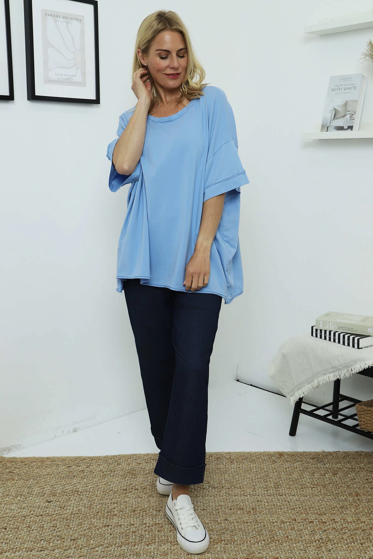 Orchid Cotton Top Powder Blue 3 Orchid Cotton Top Powder Blue