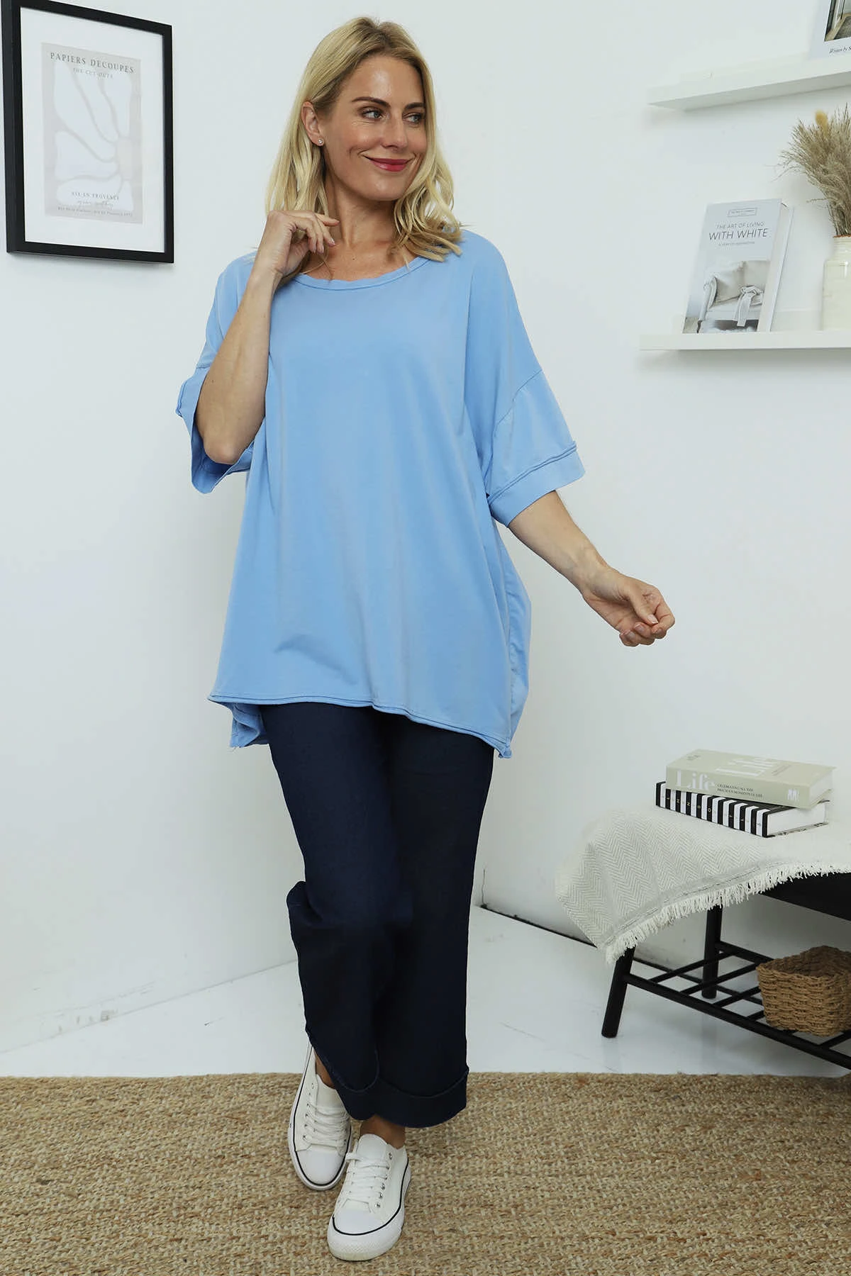 Orchid Cotton Top Powder Blue 4 Orchid Cotton Top Powder Blue - Image 2