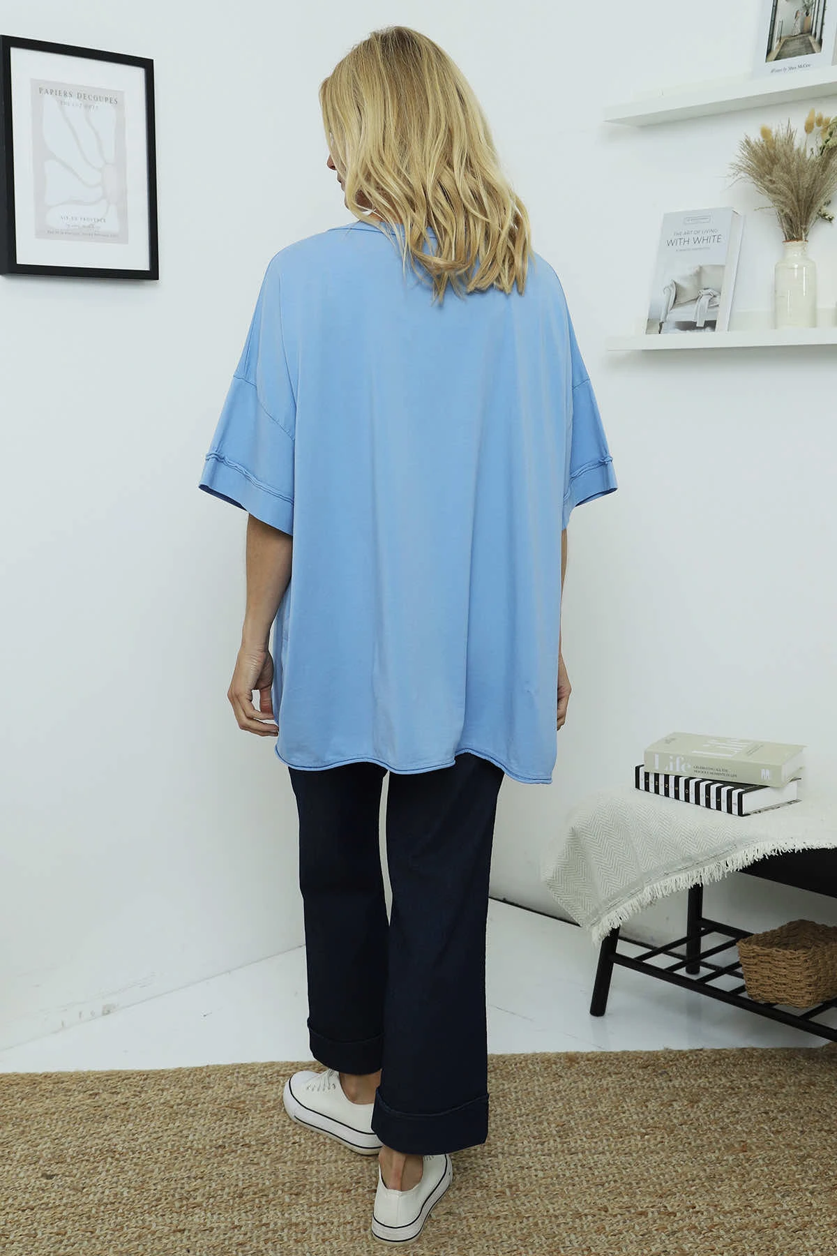 Orchid Cotton Top Powder Blue 6 Orchid Cotton Top Powder Blue - Image 4