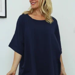 Orchid Cotton Top Navy