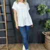 Genevieve Cotton Tee White 2 Genevieve Cotton Tee White -Kitandkaboodal Store IMG 3004 dfce358e 4580 4470 bafc 98cd11d50d69