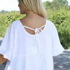 Pamber Linen Tunic White -Kitandkaboodal Store IMG 3015 5ac67ec6 6d36 4152 b740 856498db51bb