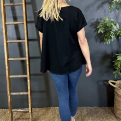 Genevieve Cotton Tee Black -Kitandkaboodal Store IMG 3026 ed385510 864e 4fd7 b27a e9a3716117e4