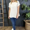 Genevieve Cotton Tee Stone -Kitandkaboodal Store IMG 3030 f0bfc393 b0a4 48ec aff1 c3da70d3bb0a
