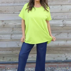 Steffani Cotton Top Lime