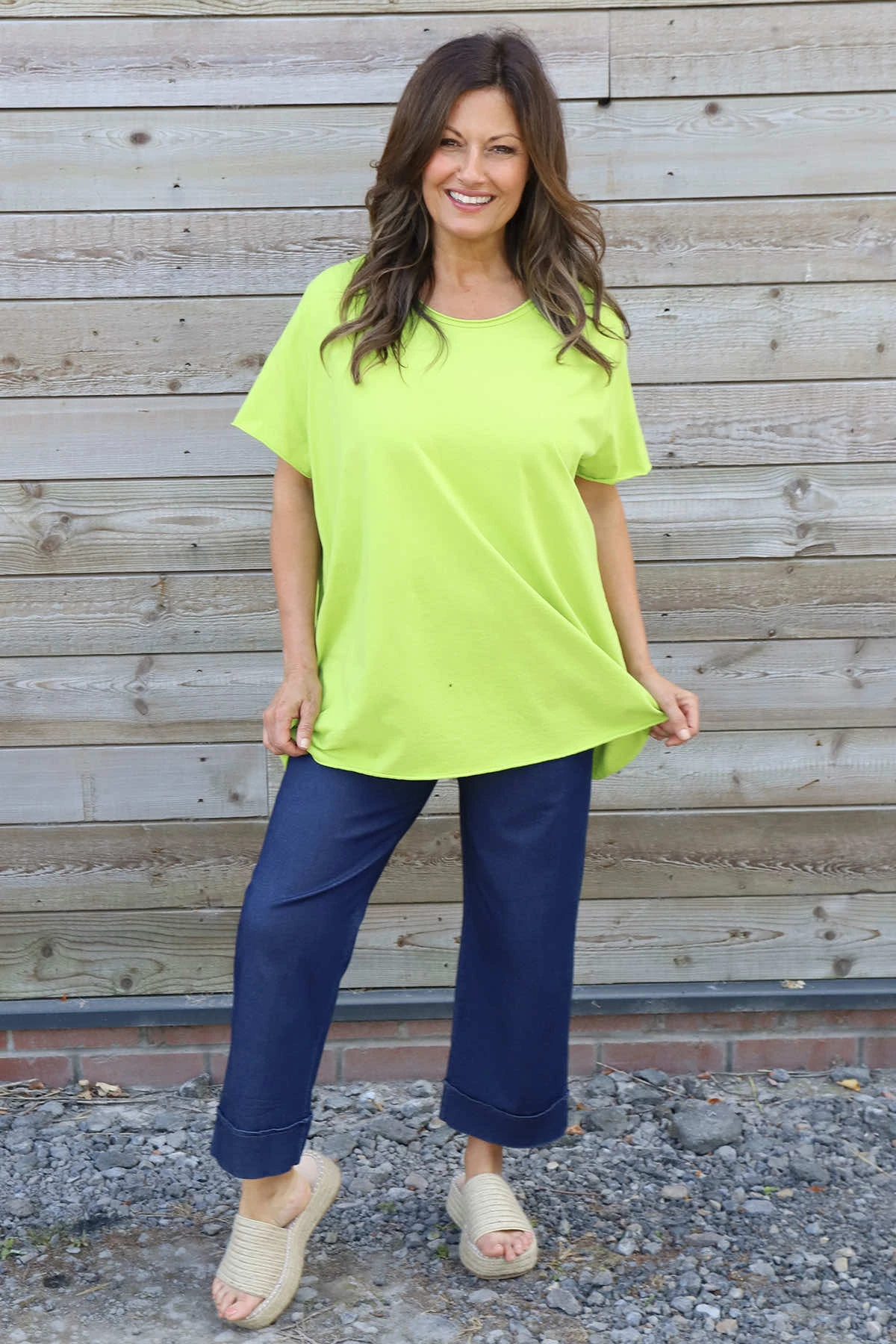Steffani Cotton Top Lime 3 Steffani Cotton Top Lime