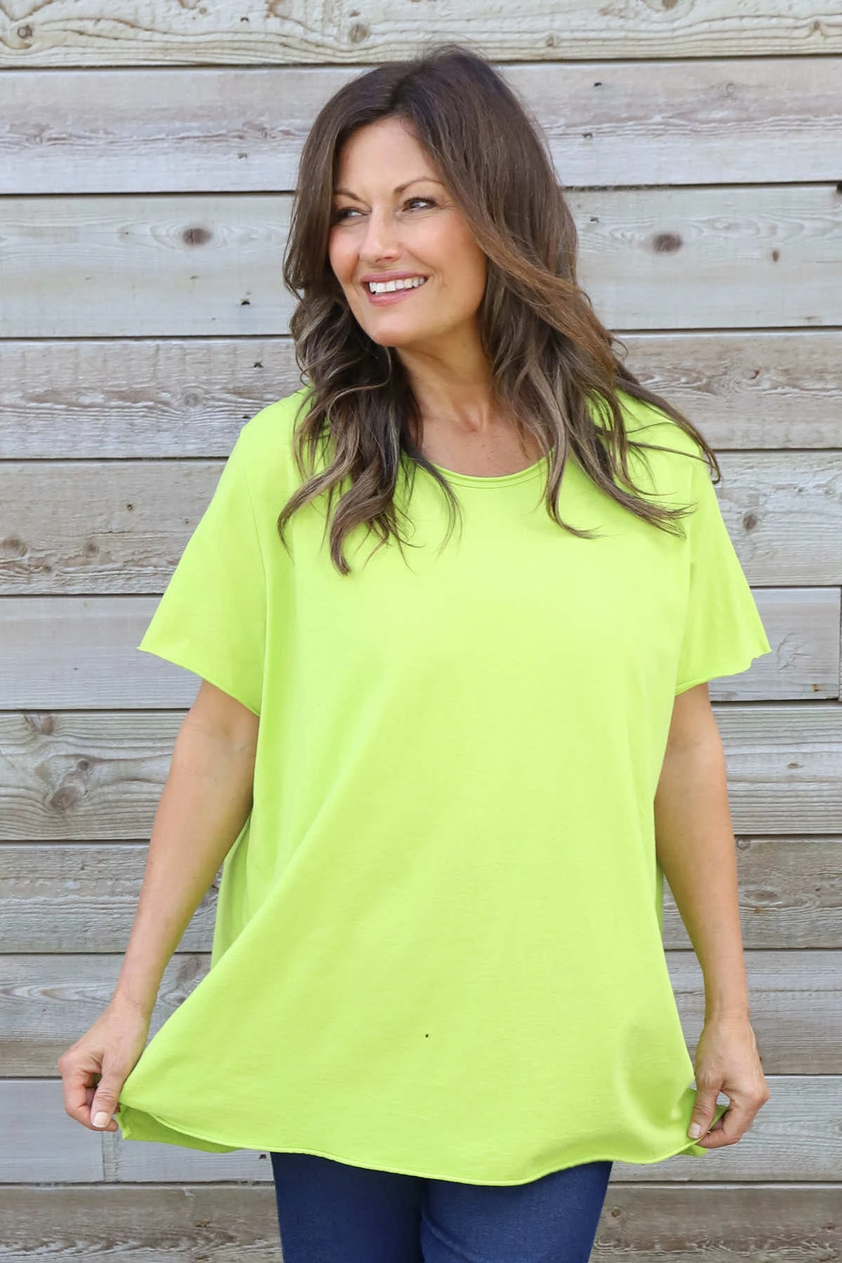 Steffani Cotton Top Lime 4 Steffani Cotton Top Lime - Image 2