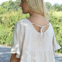 Pamber Linen Tunic Stone -Kitandkaboodal Store IMG 3066 931cf18d c5d8 4676 8c1f 86a87d40d542