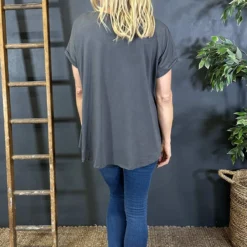 Genevieve Cotton Tee Charcoal -Kitandkaboodal Store IMG 3079 5b81d8bc a2bc 4a24 9556 ef1260a62cc3