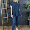 Genevieve Cotton Tee Navy -Kitandkaboodal Store IMG 3083 3d3d512c 1a02 4bb3 a2a0 aa7737d45cb9
