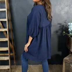 Kadenzia Cotton Tunic Navy -Kitandkaboodal Store IMG 3086 fdacd7aa 46f6 4609 98f1 15cfe2e37f3a