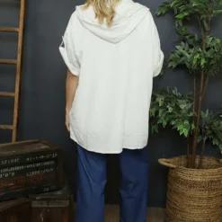 Kyan Gingham Hooded Cotton Shirt Cream 9 Kyan Gingham Hooded Cotton Shirt Cream -Kitandkaboodal Store IMG 3088 9c9954f4 d9b5 4607 a28c 6c9c75d289e9