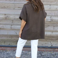 Amadi Flower Cotton Top Cocoa 9 Amadi Flower Cotton Top Cocoa -Kitandkaboodal Store IMG 3091 fb61b17a c922 4aa9 a225 d4a92334ee33