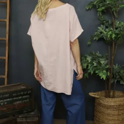 Thekla Linen Top Pink -Kitandkaboodal Store IMG 3101 d29563ba 104e 466f bf9b 8697b8a6e045