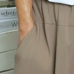 Janine Cotton Harem Trousers Mocha 8 Janine Cotton Harem Trousers Mocha -Kitandkaboodal Store IMG 3104 a871558b a540 4fdc 9c8b 9c57205a8db3