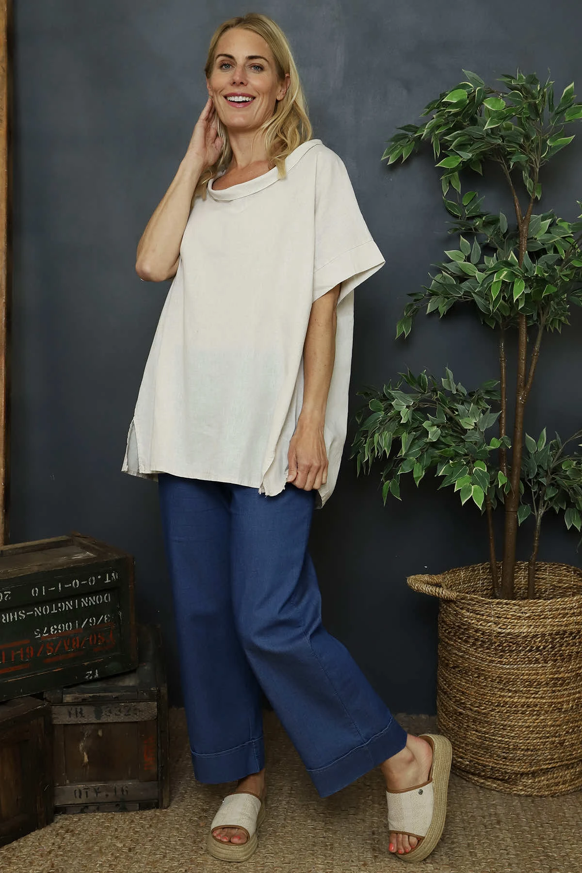 Baines Linen Top Stone 3 Baines Linen Top Stone