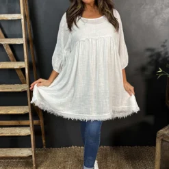 Kadenzia Cotton Tunic White -Kitandkaboodal Store IMG 3189 572ec997 9945 4f1e a142 7176add18686