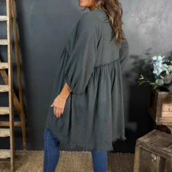 Kadenzia Cotton Tunic Charcoal 9 Kadenzia Cotton Tunic Charcoal -Kitandkaboodal Store IMG 3288 679b9229 30eb 425f 987d 449bb38aa2c3