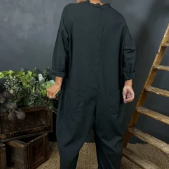 Paulton Linen Boilersuit Charcoal 9 Paulton Linen Boilersuit Charcoal -Kitandkaboodal Store IMG 3311 9a6cdee0 fcba 4459 8ac1 672ada2598aa