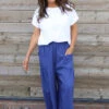 Aitana Pocket Linen Trousers Royal Blue -Kitandkaboodal Store IMG 3312 953e4014 3e49 4540 ba95 027c95f587c6