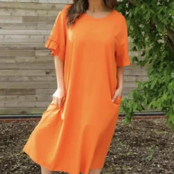 Fernanda Back Detail Linen Dress Orange 8 Fernanda Back Detail Linen Dress Orange -Kitandkaboodal Store IMG 3331 4a8296f2 3385 48c1 bccc a436b8ed3ac6