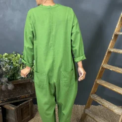 Paulton Linen Boilersuit Olive 9 Paulton Linen Boilersuit Olive -Kitandkaboodal Store IMG 3335 4fc57148 e007 4696 a478 9eefa8dbdefd