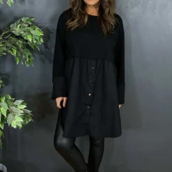 Arwen Cotton Shirt Black