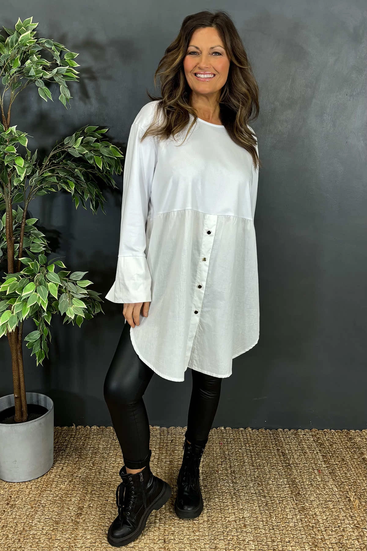 Arwen Cotton Shirt White 3 Arwen Cotton Shirt White