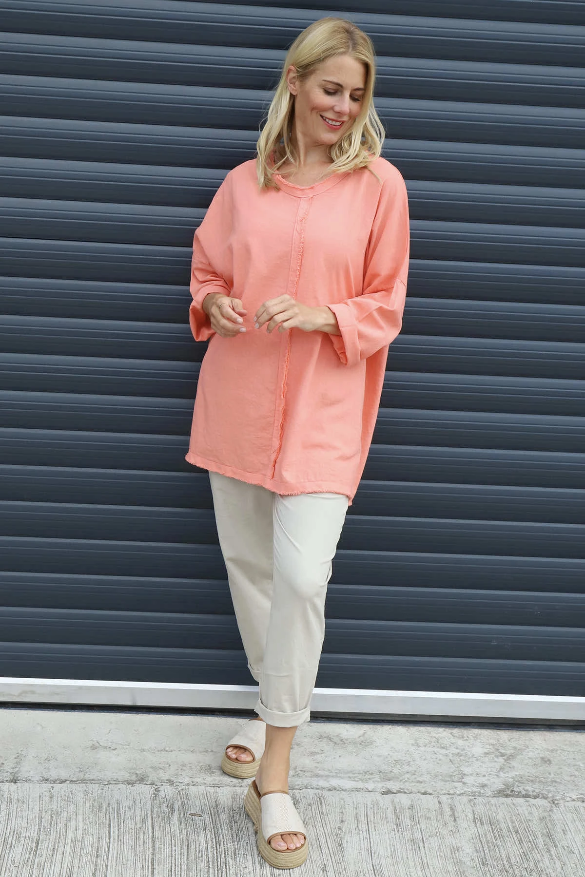 Melita Linen Top Orange 3 Melita Linen Top Orange