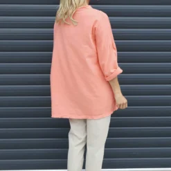 Melita Linen Top Orange 9 Melita Linen Top Orange -Kitandkaboodal Store IMG 3421 93116610 957d 43c8 aed0 eaf6b5818252
