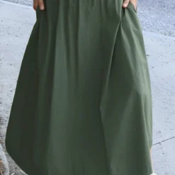 Mathilde Cotton Skirt Khaki -Kitandkaboodal Store IMG 3471 a782695c a402 41ad 9240 acbf0c0d5d6c