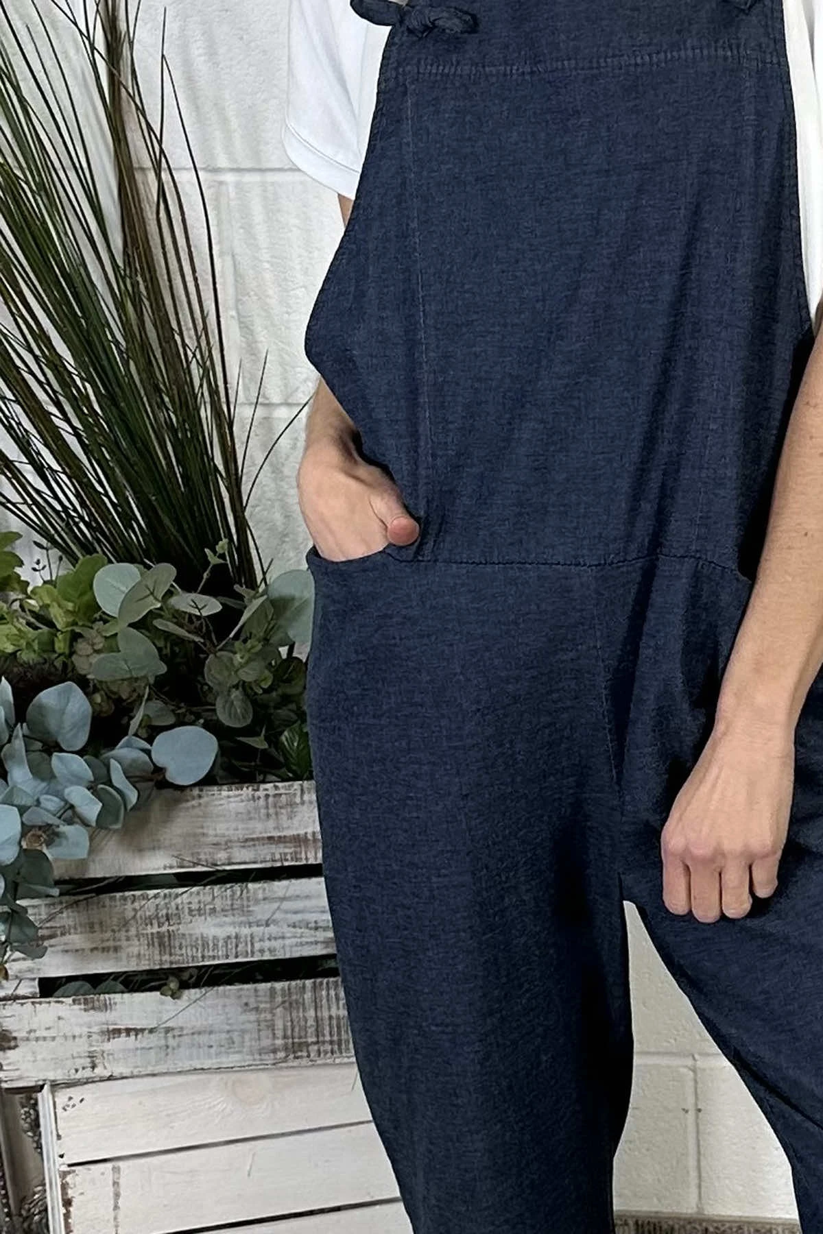 Pabo Denim Dungarees Dark Denim 5 Pabo Denim Dungarees Dark Denim - Image 3