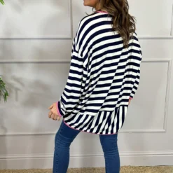 Ariella Stripe Top Navy -Kitandkaboodal Store IMG 3494copy