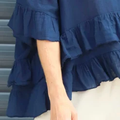 Allena Frill Top Navy -Kitandkaboodal Store IMG 3603 5d11d278 cdef 4396 b7f3 dcaa3e5711dc