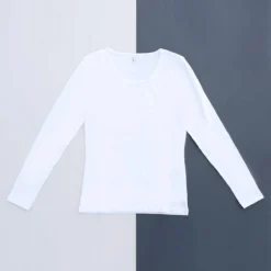 Only Basic Long Sleeve Top White