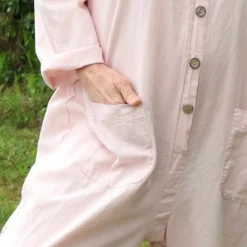 Paulton Linen Boilersuit Pink 8 Paulton Linen Boilersuit Pink -Kitandkaboodal Store IMG 3678 1f1888a6 6804 4908 a49c 6780164b20df