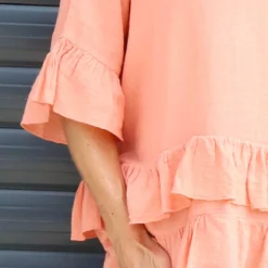 Allena Frill Top Orange 8 Allena Frill Top Orange -Kitandkaboodal Store IMG 3711 c8b8ad57 9160 48f8 aace d9670cb0e6b5