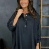 Par Linen Shirt Charcoal -Kitandkaboodal Store IMG 3746 b114f76a 72b6 4959 9ebf 7c1791563a03