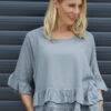 Allena Frill Top Mid Grey 1 Allena Frill Top Mid Grey -Kitandkaboodal Store IMG 3751 aa1f34f4 6861 4cdf 86df d20f97b65000