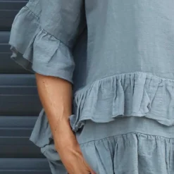 Allena Frill Top Mid Grey 8 Allena Frill Top Mid Grey -Kitandkaboodal Store IMG 3756 18138cac 2fec 4c06 ab69 dfda153dd4bb