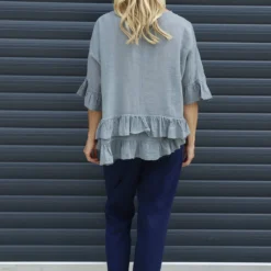 Allena Frill Top Mid Grey 9 Allena Frill Top Mid Grey -Kitandkaboodal Store IMG 3765 2851782e 596a 4598 bbb6 f04c751fcbd7